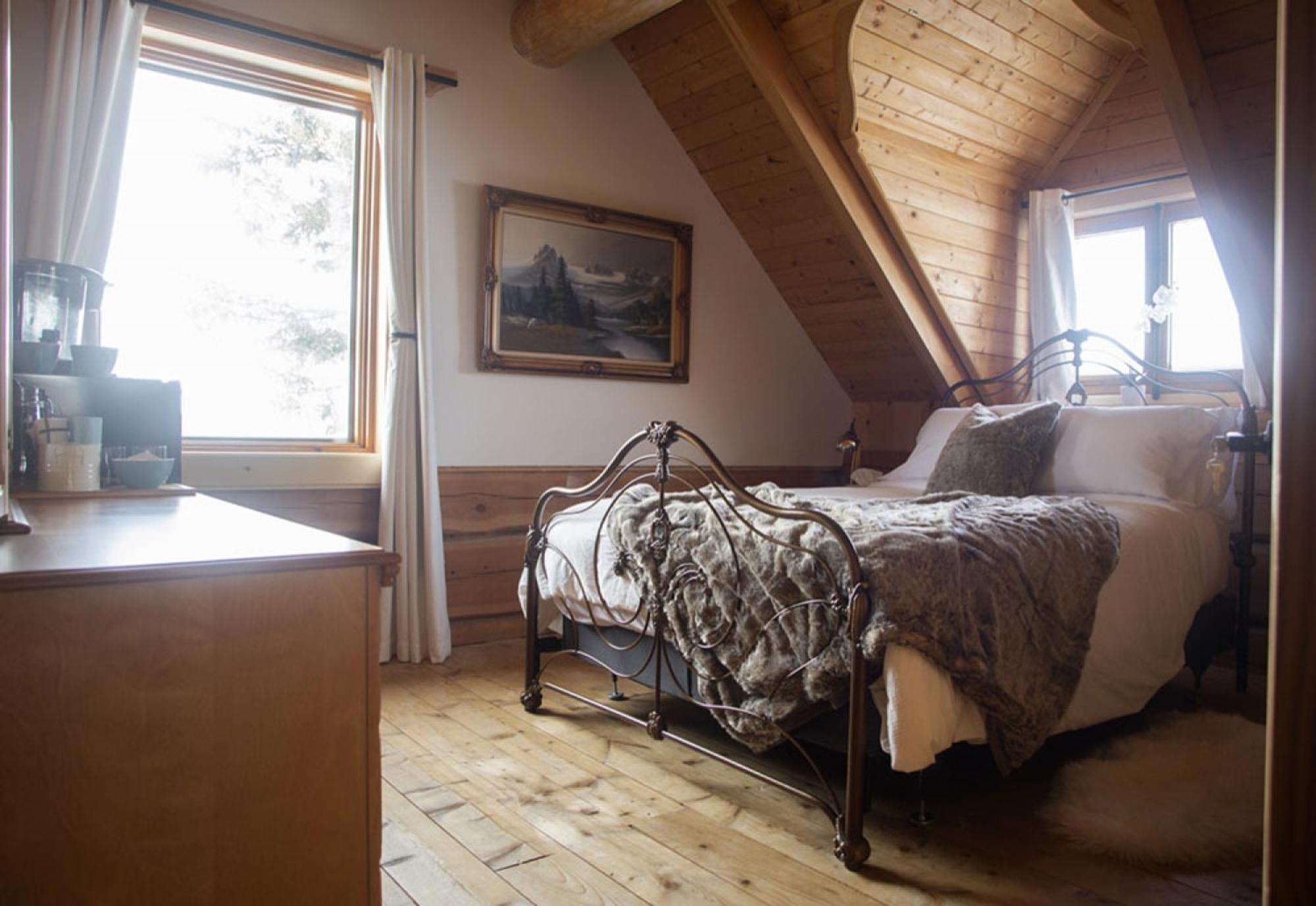 Sainte-Marie Hebergement "La Maison En Bois Rond" الغرفة الصورة